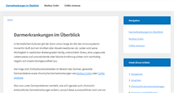 Desktop Screenshot of darm-erkrankungen.de