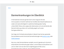 Tablet Screenshot of darm-erkrankungen.de